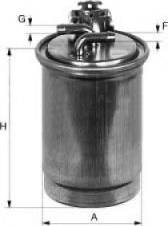 Uniflux Filters XN305 - Filtru combustibil aaoparts.ro