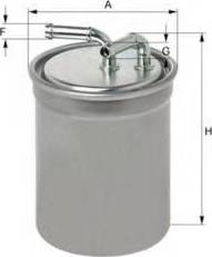 Uniflux Filters XN701 - Filtru combustibil aaoparts.ro