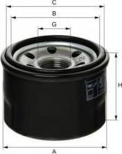 Uniflux Filters XO119 - Filtru ulei aaoparts.ro