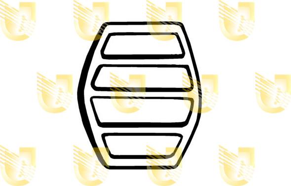 Unigom 155030 - Acoperire pedala, pedala frana aaoparts.ro