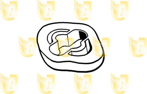 Unigom 165077 - Suport, toba esapament aaoparts.ro