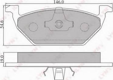 VAG 18D698151 - Set placute frana,frana disc aaoparts.ro