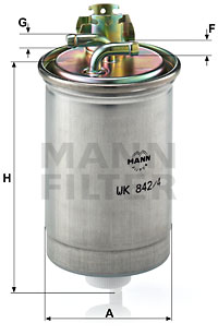 VAG 1H0 127 401 C - Filtru combustibil aaoparts.ro