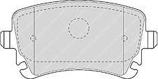 VAG 7H0 698 451 A - Set placute frana,frana disc aaoparts.ro