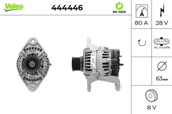 VALEO 444446 - Generator / Alternator aaoparts.ro