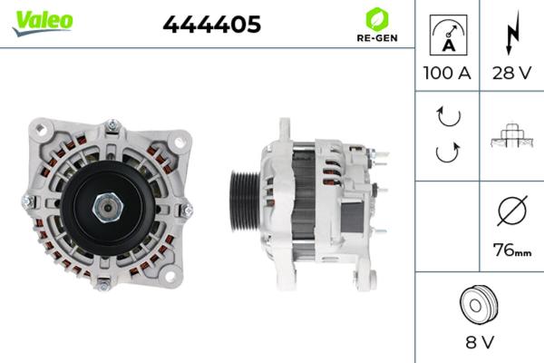 VALEO 444405 - Generator / Alternator aaoparts.ro