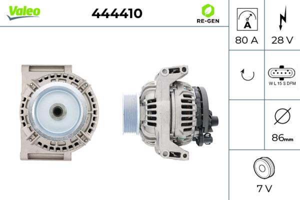 VALEO 444410 - Generator / Alternator aaoparts.ro