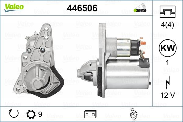 Valeo 446506 - Starter aaoparts.ro