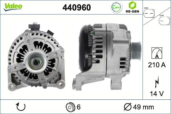 VALEO 440960 - Generator / Alternator aaoparts.ro