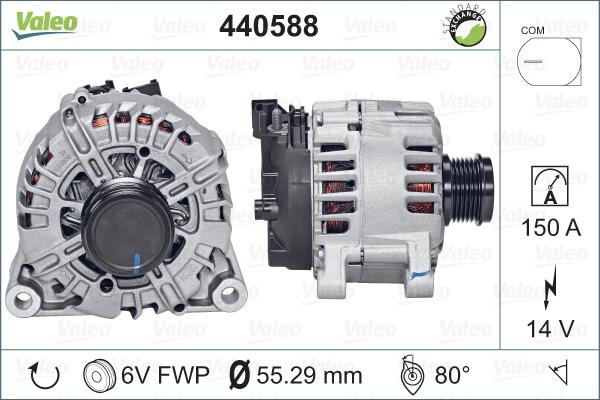 Valeo 440588 - Generator / Alternator aaoparts.ro