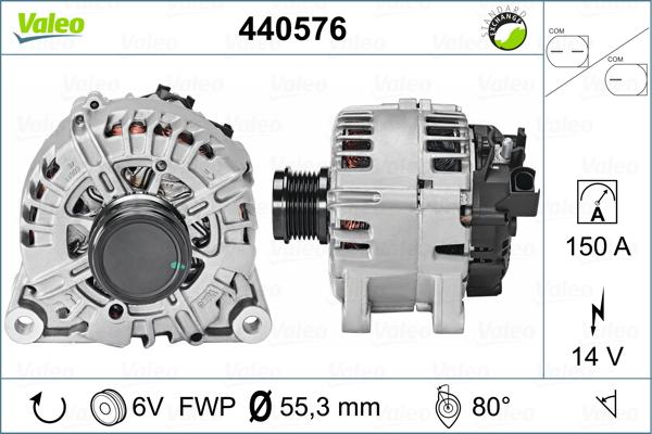 Valeo 440576 - Generator / Alternator aaoparts.ro