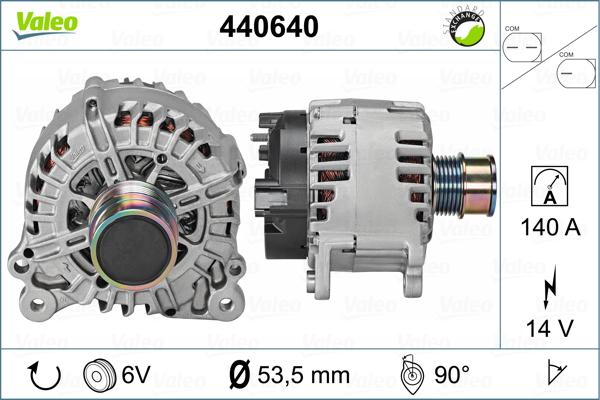 Valeo 440640 - Generator / Alternator aaoparts.ro