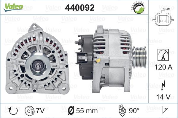 Valeo 440092 - Generator / Alternator aaoparts.ro