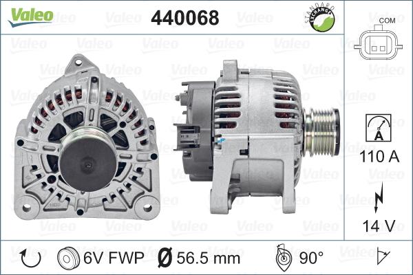 Valeo 440068 - Generator / Alternator aaoparts.ro