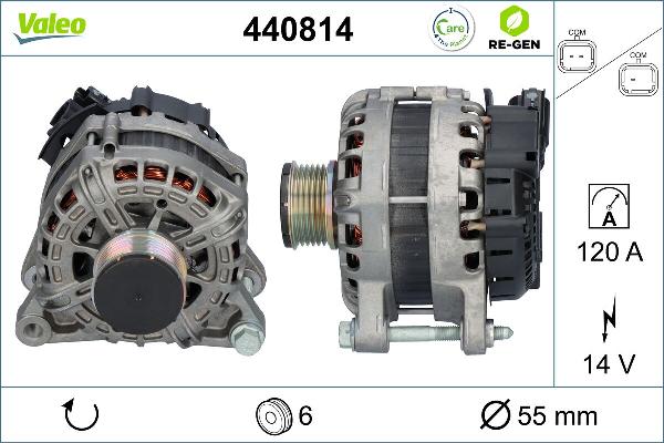 VALEO 440814 - Generator / Alternator aaoparts.ro