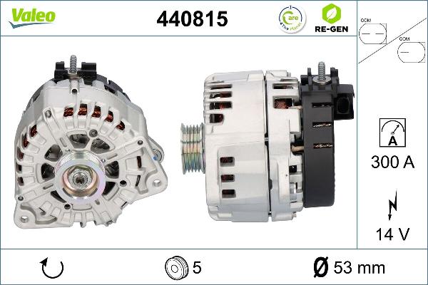 VALEO 440815 - Generator / Alternator aaoparts.ro