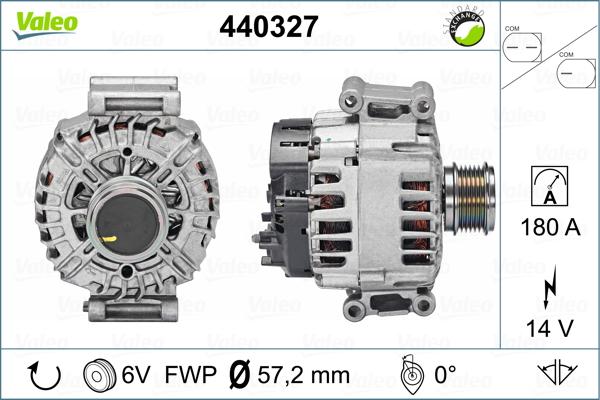 Valeo 440327 - Generator / Alternator aaoparts.ro