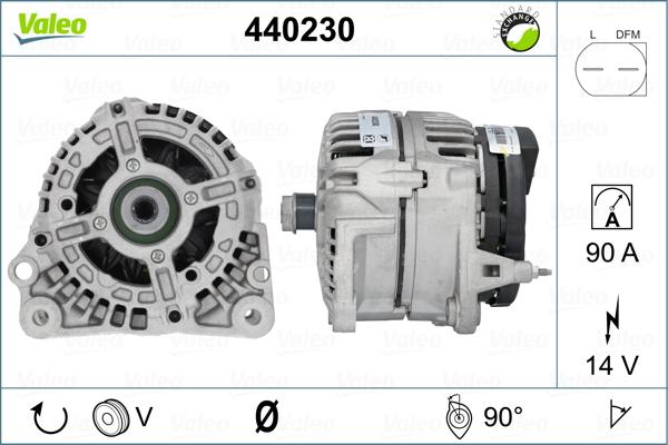 Valeo 440230 - Generator / Alternator aaoparts.ro