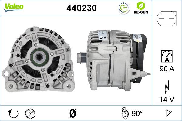 VALEO 440230 - Generator / Alternator aaoparts.ro