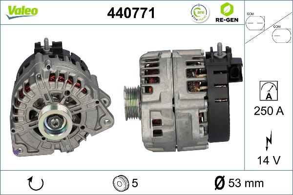 VALEO 440771 - Generator / Alternator aaoparts.ro