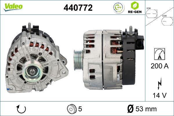VALEO 440772 - Generator / Alternator aaoparts.ro