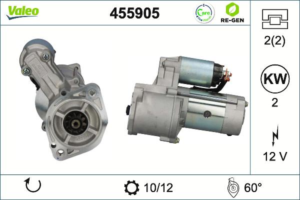 VALEO 455905 - Starter aaoparts.ro