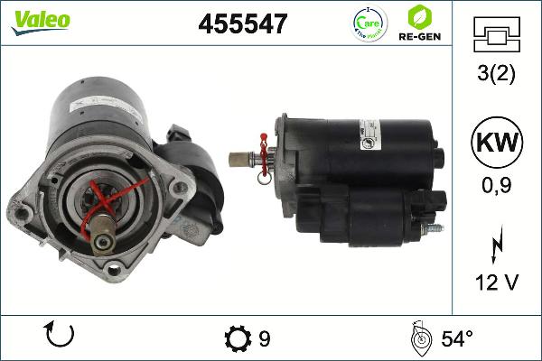 VALEO 455547 - Starter aaoparts.ro