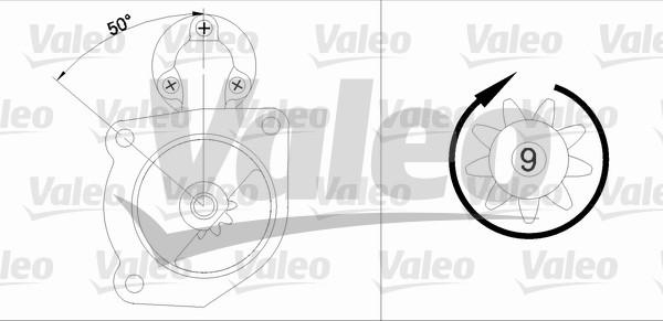 Valeo 455516 - Starter aaoparts.ro