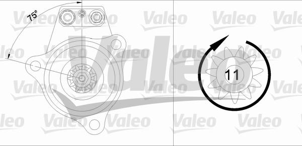 Valeo 455523 - Starter aaoparts.ro