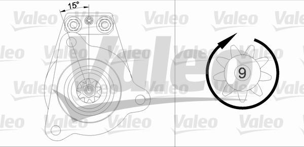 Valeo 455623 - Starter aaoparts.ro