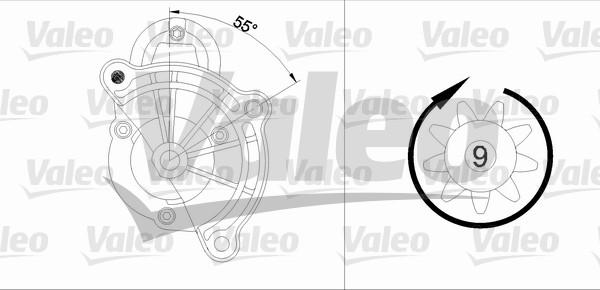 Valeo 455748 - Starter aaoparts.ro