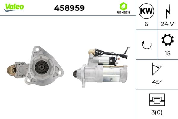 VALEO 458959 - Starter aaoparts.ro