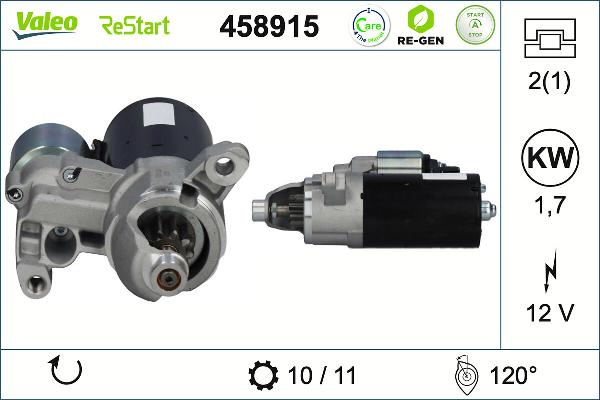 VALEO 458915 - Starter aaoparts.ro