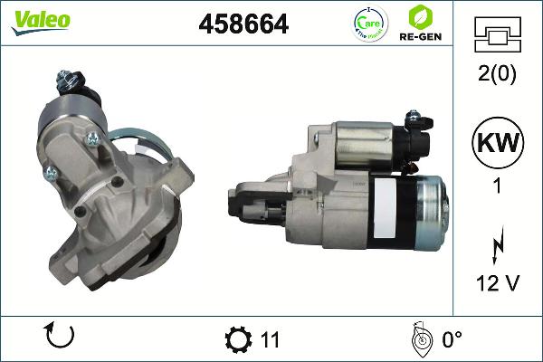 VALEO 458664 - Starter aaoparts.ro