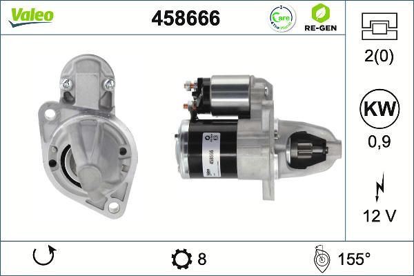 VALEO 458666 - Starter aaoparts.ro