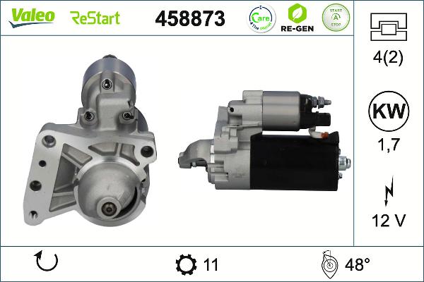 VALEO 458873 - Starter aaoparts.ro
