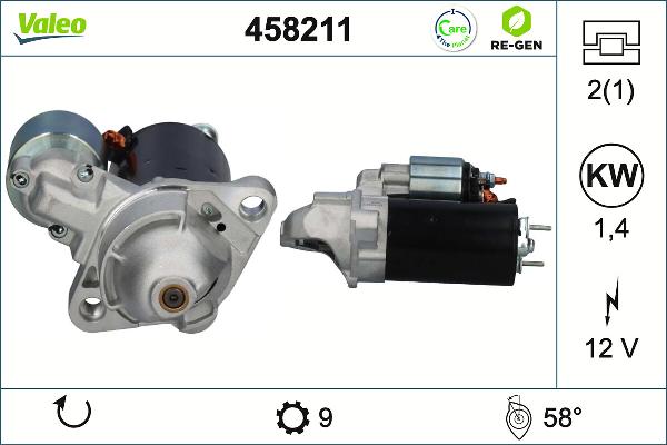 VALEO 458211 - Starter aaoparts.ro