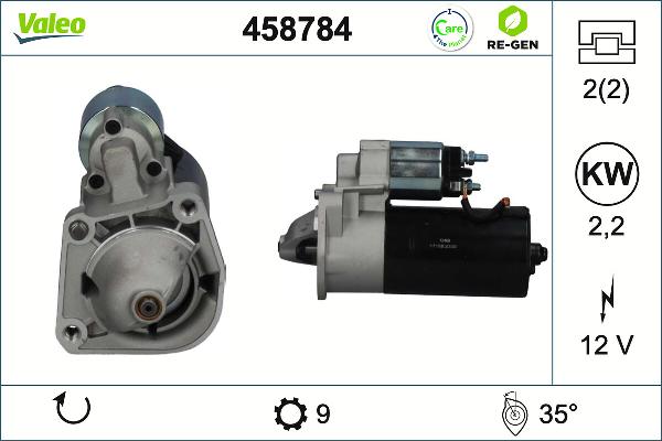 VALEO 458784 - Starter aaoparts.ro