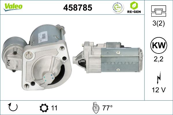 VALEO 458785 - Starter aaoparts.ro