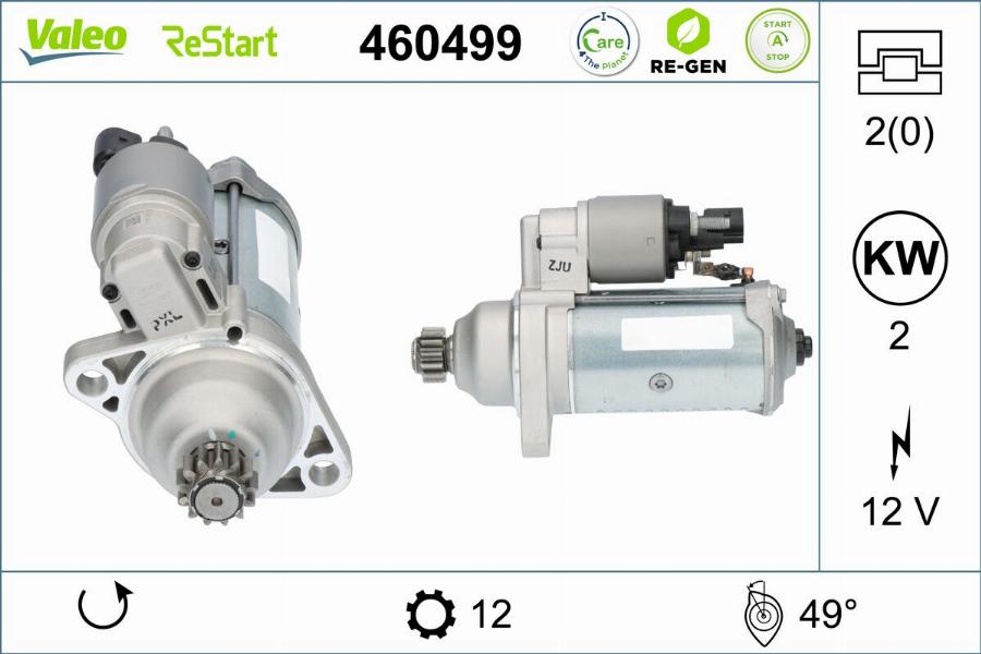 Valeo 460499 - Starter aaoparts.ro