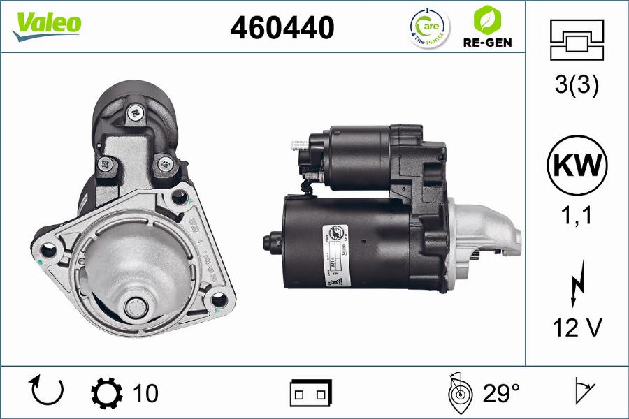 Valeo 460440 - Starter aaoparts.ro