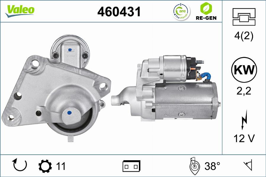 Valeo 460431 - Starter aaoparts.ro