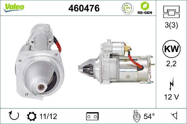 VALEO 460476 - Starter aaoparts.ro