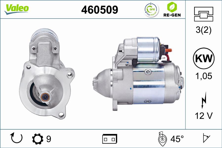 Valeo 460509 - Starter aaoparts.ro