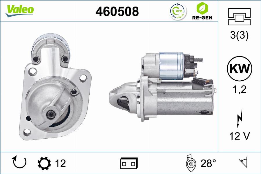 Valeo 460508 - Starter aaoparts.ro