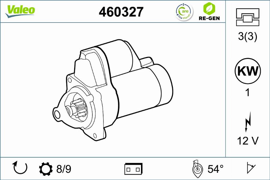 Valeo 460327 - Starter aaoparts.ro