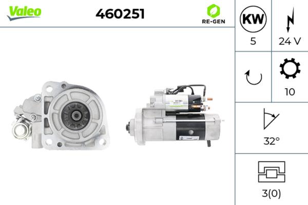 Valeo 460251 - Starter aaoparts.ro