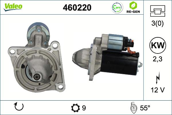 VALEO 460220 - Starter aaoparts.ro