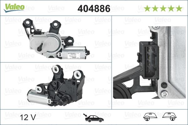 Valeo 404886 - Motor stergator aaoparts.ro