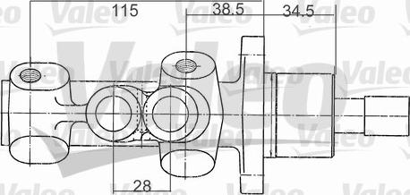 Valeo 402190 - Pompa centrala, frana aaoparts.ro